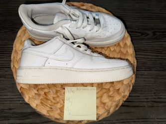 Nike Air Force 1 White Sneakers | Youth Size 4Y | Great Condition