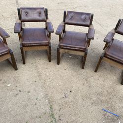 4 Antique Arms Chairs  $50 Each 