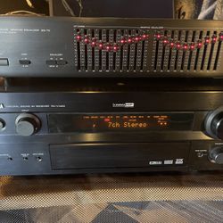 Yamaha RX-V1400 Receiver,Yamaha Eq-70.