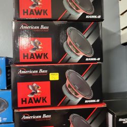 American Bass Hawk 8" New