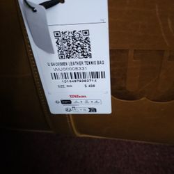 Wilson Snowfall Leather Tennis Bag