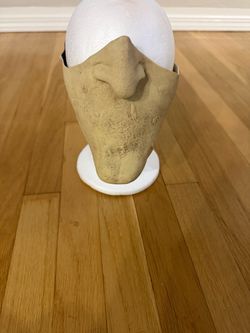 Half Face Latex Costume Mask