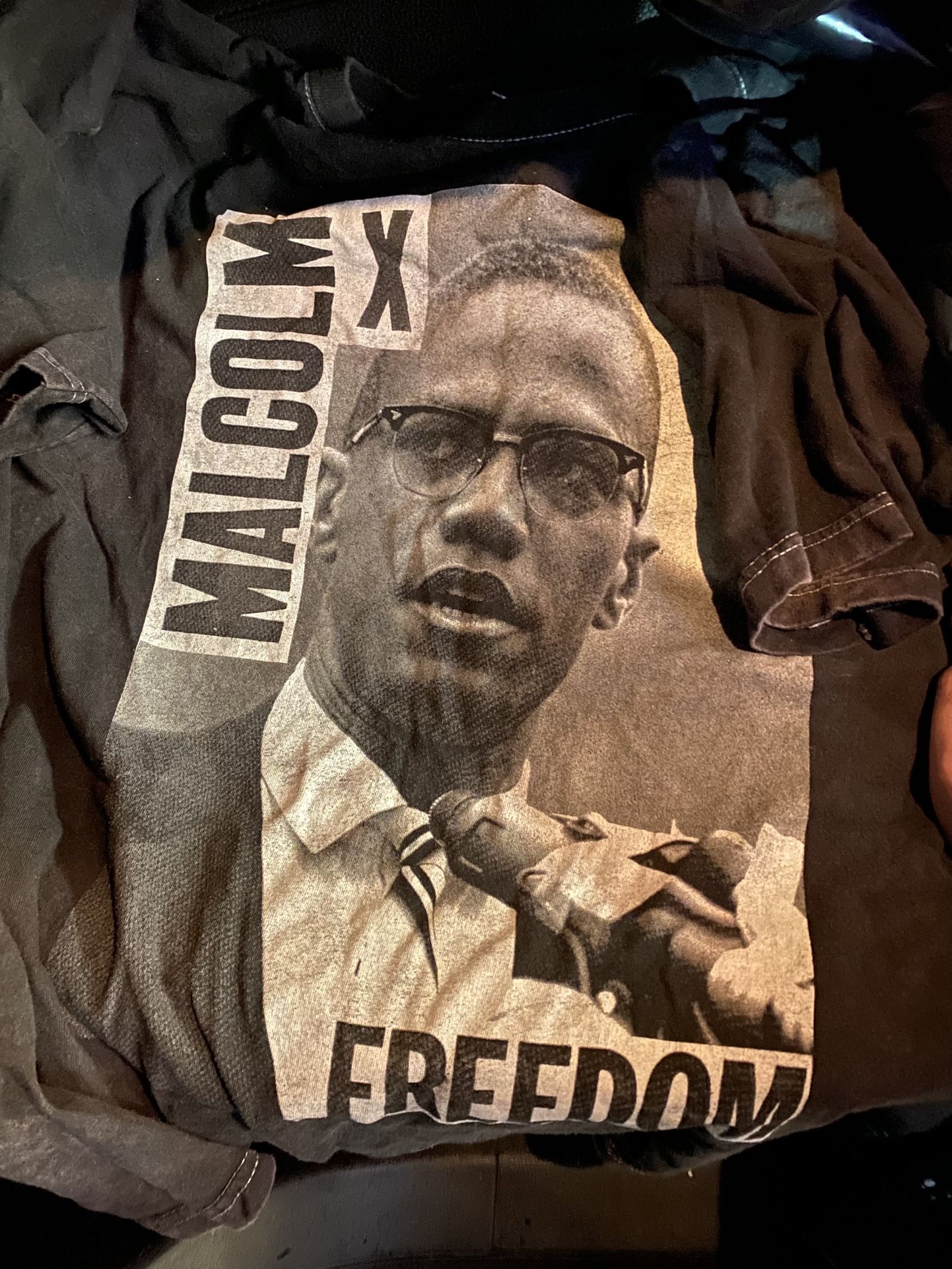 Malcolm X T Shirt Large