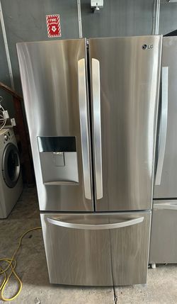 LG 3-Door French Door Fridge Stainless Steel