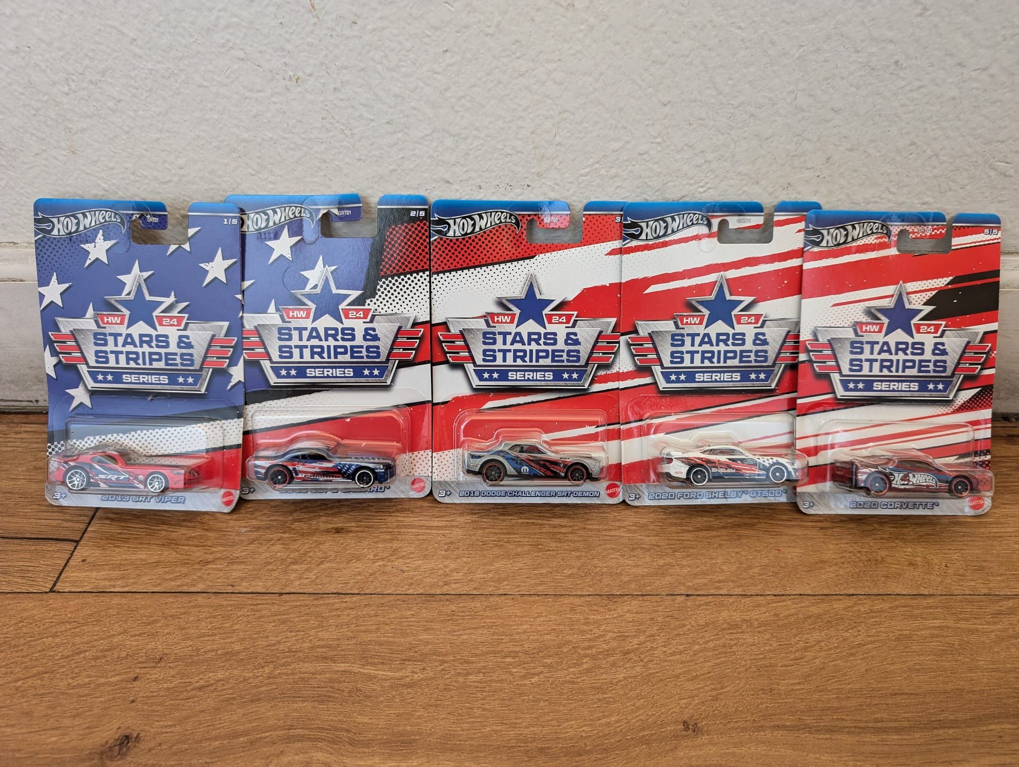 Star & Stripes Hotwheels Silver