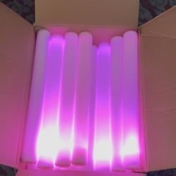 45 Pink LED Foam Glow Sticks