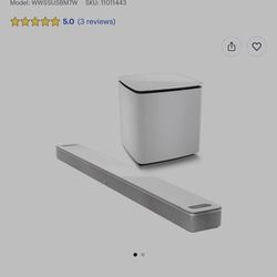 Bose sound bar with 700 subwoofer