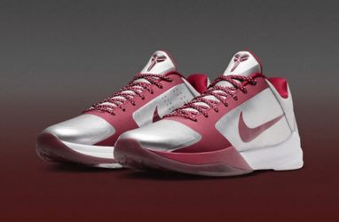 Kobe 5 Protro Silver Metallic "Lower Marion" 12.5 mens