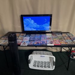 Tv, DVD Player, Fan , Disney Movies 