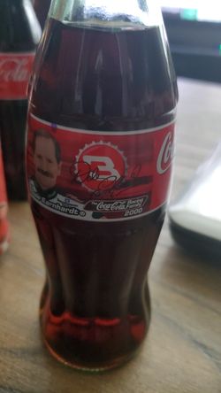 Coca Cola 8 oz Commemorative Bottle Dale Earhardt 2000
