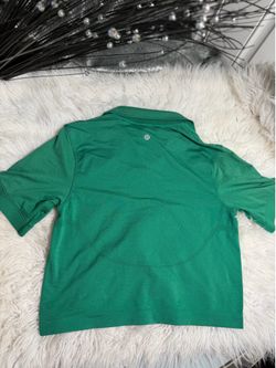 Lululemon polo shirt crop top