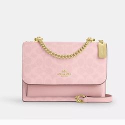 Klare Powder Pink Coach Handbag 