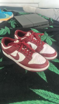 Nike Dunk Low Red and White Sneakers