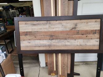 Queen bedframe and headboard