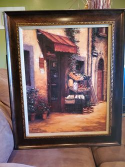 Wall decor with frame