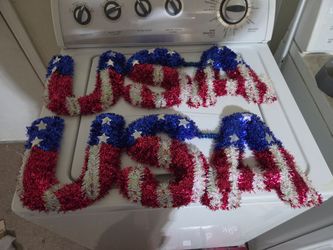 NEW July 4th decorations USA Sign  Star pinata