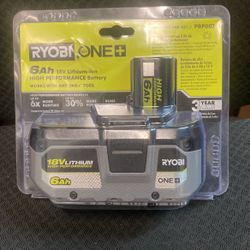 Ryobi 18v 6AH Battery