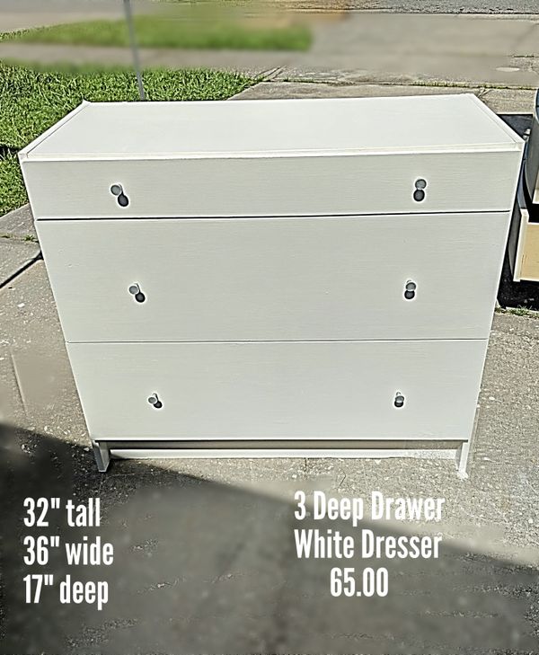 Deep Drawer 3 Dresser Furniture In Saint Cloud Fl Offerup