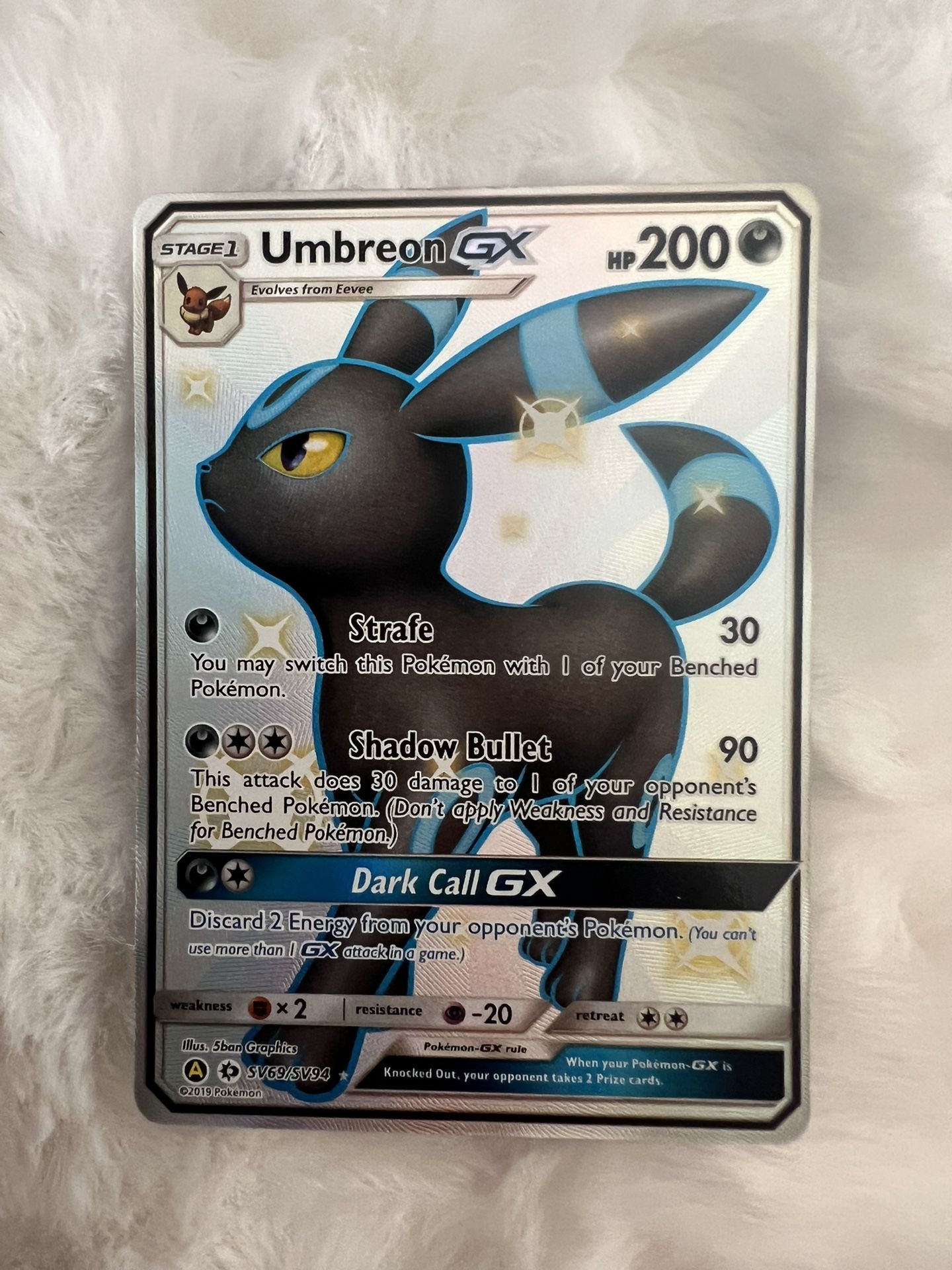 Umbreon GX Hidden Fates Shiny Vault Holo 💎Minty💎