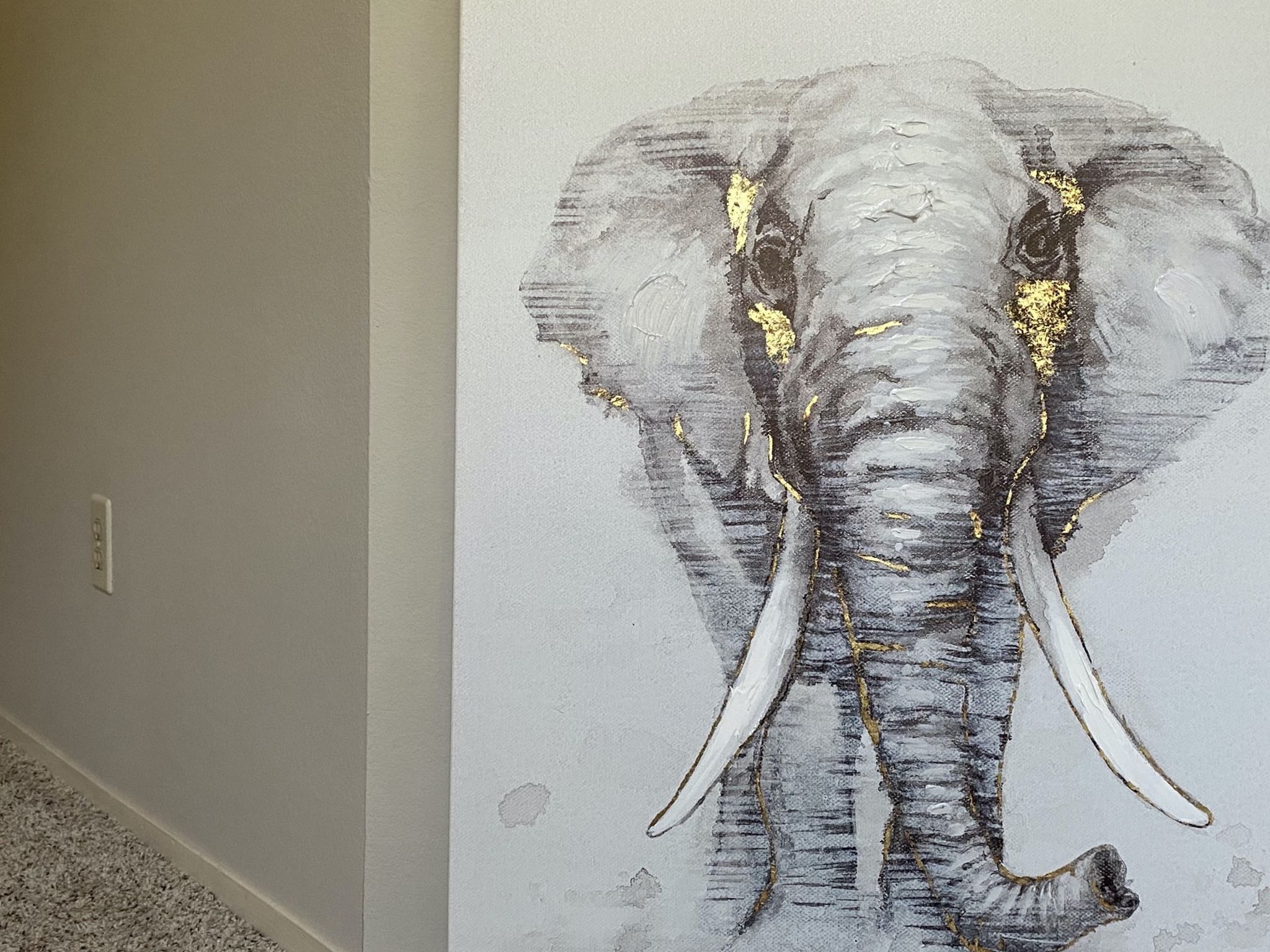 Elephant Print, Wall Art