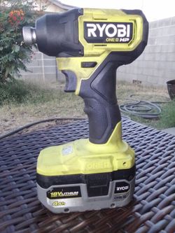 Ryobi Impact Driver 18v 1/4" Hex w 4ah battery