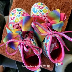 Girls Jojo's Multicolor Tennis Shoes 