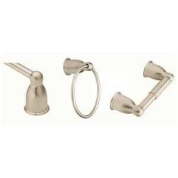 Moen Bath Hardware, Towel Bar, Toilet Paper Holder, Towel Ring, SOLD AS A SET, Satin Nickel, Chrome, And Bronze Finishes