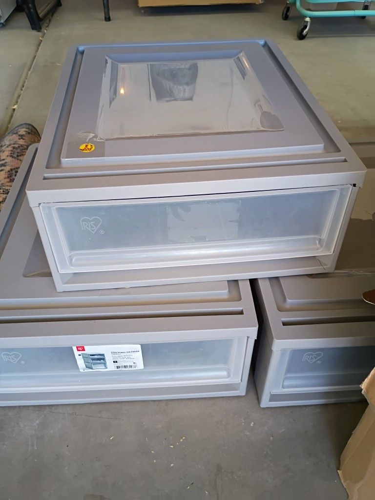 Iris Stacking Drawers $10 Each Or 3 For $ 25