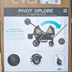 BRAND NEW Evenflo Pivot Xplore All-Terrain Stroller Wagon