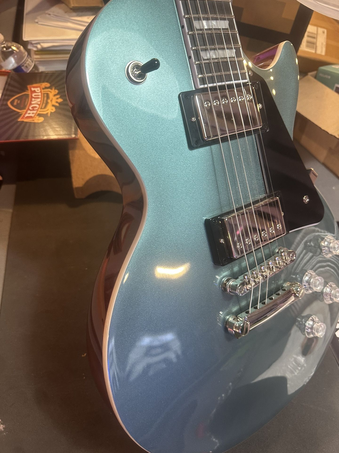 Les Paul Epiphone Pelham Blue Mint And Set Up