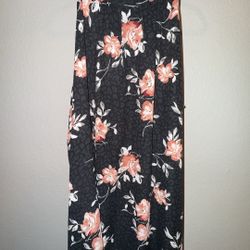 NWT Torrid Black Floral Georgette Hi-Lo Goddess Tank Top - Woman’s Size 2X