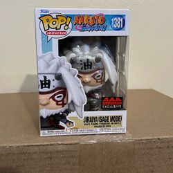 Funko Pop 1381 Naruto Jiraya Sage Mode Anime Exclusive