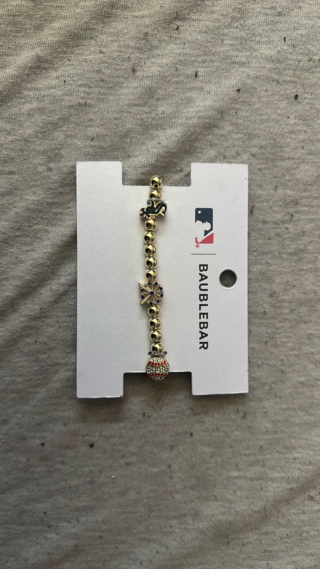 Baublebar White Sox Charm Bracelet