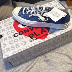 Converse Comme Des Garcons-Blue-Size 12