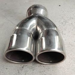 Dual Exhaust Tip 3 Inch Inlet