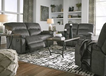 New Ashley recliner sofa and love seat at wholesale furniture center 25 w 39th street Kansas City mo 64111 no credit needed finance available