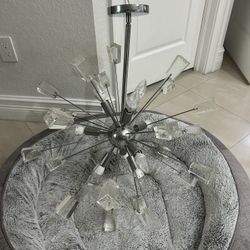 Silver Ceiling Light 