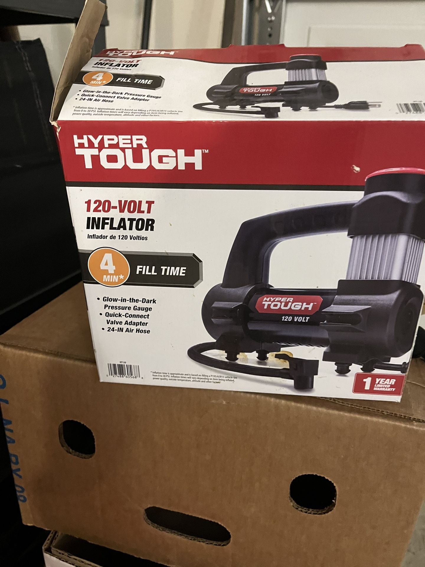 Hyper to 120 V inflator