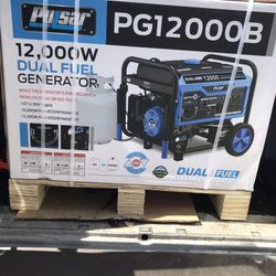 Generator 12,000 Watts Dual Fuel Gasoline And Propane Electric Start New $850 