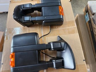 Spyder Xtune 9935794 Towing Mirrors 1999 to 2015 Ford F250 F350 F450 F550 Super Duty