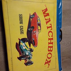 Vintage Matchbox Case And Car's