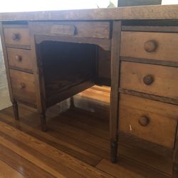 Antique Oak Desk