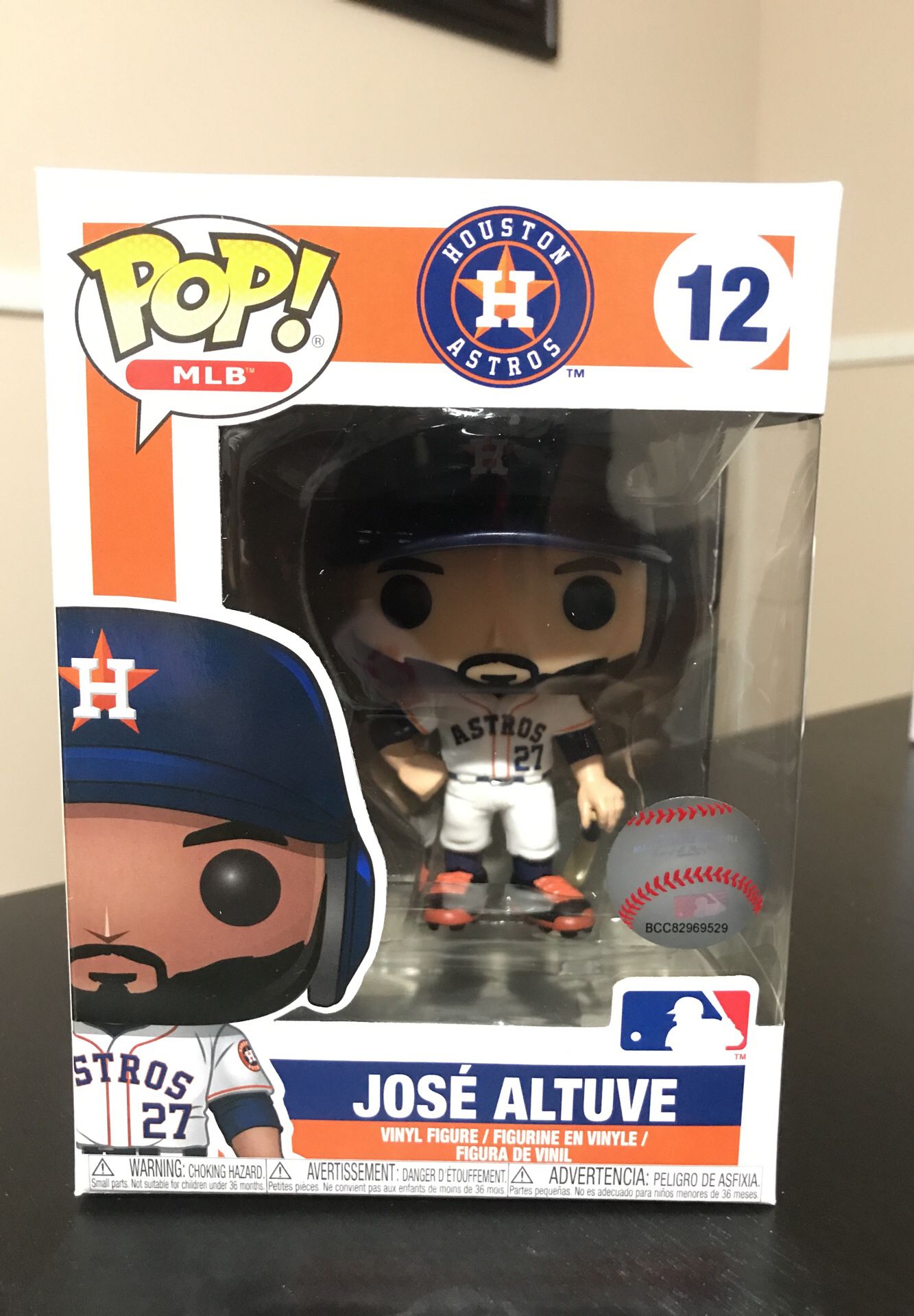 Funko Houston Astros Pop! MLB Jose Altuve Vinyl Figure