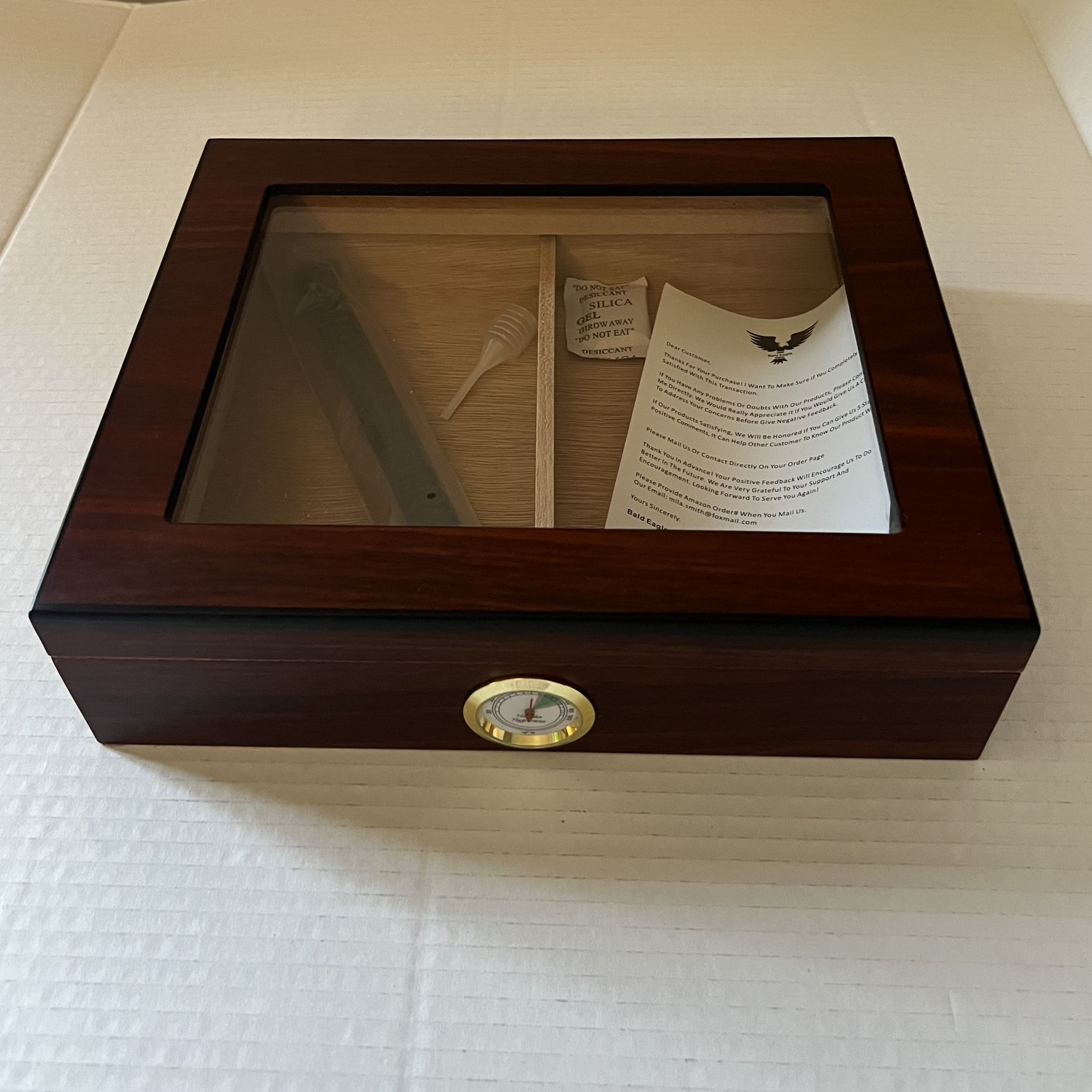 Bald Eagle Handmade Cigar Humidor