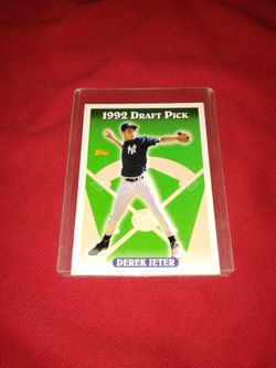 1992 Draft Pick Derek Jeter Rookie Baseball Card - Topps #98