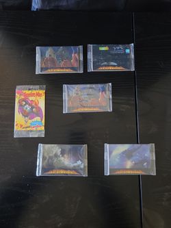 Armageddon Card packs and a Combo man card pack.