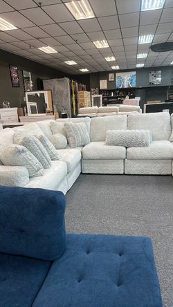 Grey sectional