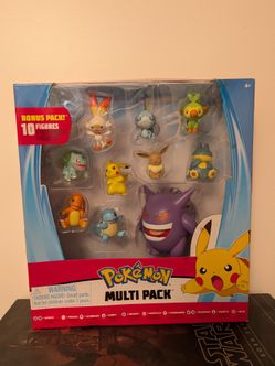 Pokemon MULTI PACK Battle Figures Pikachu Charmander Gengar Squirtle Eevee NEW