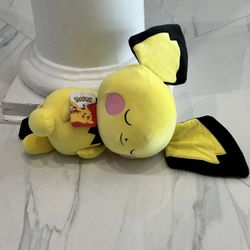 Sleeping Pichu Plushie With Original Tags