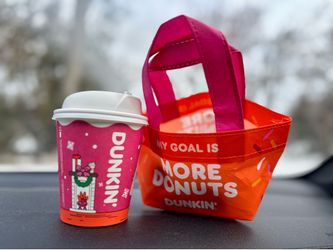 Dunkin mini tote bag